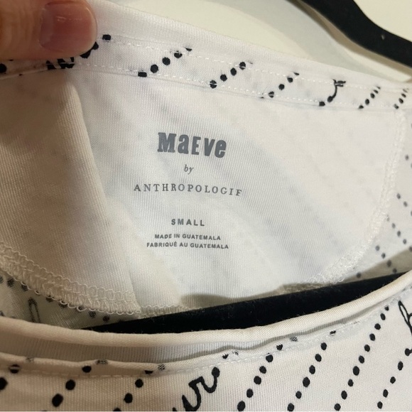 Maeve by Anthropologie Bonjour Graphic Tee Size Small - Picture 6 of 6